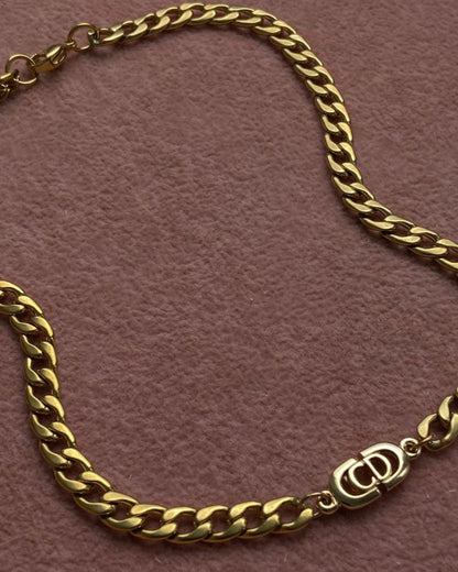 Authentic Dior Pendant- Reworked Choker