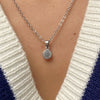 Authentic Louis Vuitton Mini Pendant- Repurposed Necklace