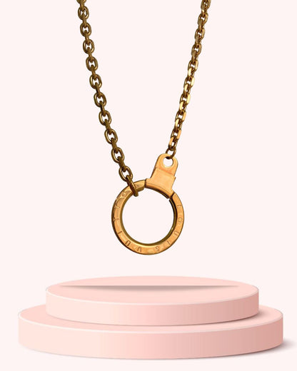 Authentic Louis Vuitton Ring- Reworked Necklace