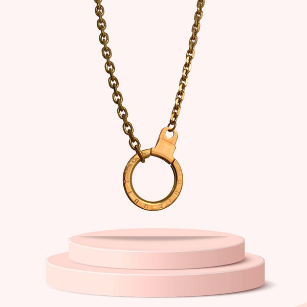 Authentic Louis Vuitton Ring- Reworked Necklace