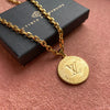 Authentic Louis Vuitton Large Round - Reworked Necklace