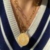 Authentic Louis Vuitton Large Pendant- Reworked Necklace