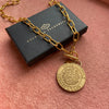 Authentic Louis Vuitton Large Pendant- Reworked Necklace