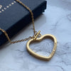 Authentic Louis Vuitton Big Coeur Charm- Reworked Necklace