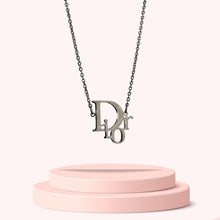 Load image into Gallery viewer, Authentic Dior Pendant- Reworked Silver Necklace