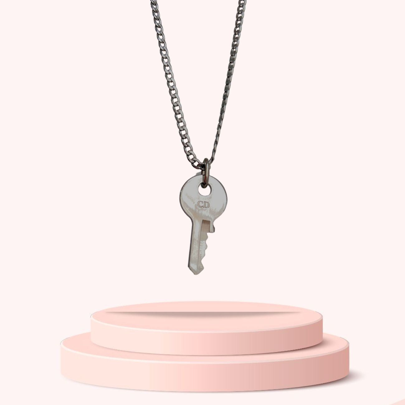 Authentic Christian Dior Key - Reworked Necklace