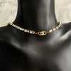 Authentic CD mini Oval Dior pendant- Reworked Choker