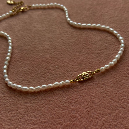 Authentic CD mini Oval Dior pendant- Reworked Choker