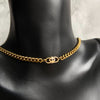 Authentic CD mini Oval Dior pendant- Reworked Choker