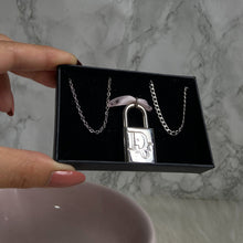 Load image into Gallery viewer, Authentic Christian Dior Padlock - Reworked Necklace