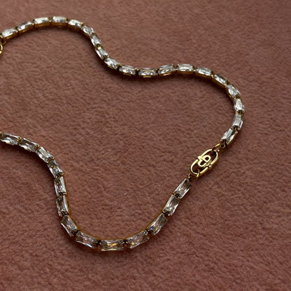 Authentic CD mini Oval Dior pendant- Reworked Choker