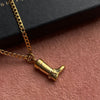 Authentic Gucci Pendant Cowboy Boot Repurposed Necklace