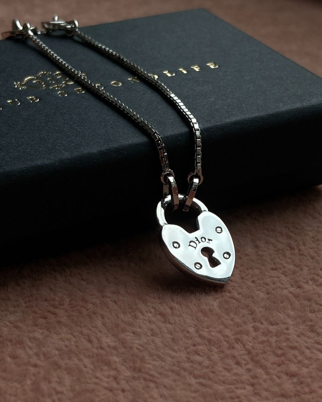 Authentic Dior Pendant Heart - Reworked Bracelet
