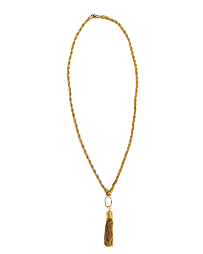 The Éternelle Tassel Reworked Necklace