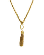 Load image into Gallery viewer, The Éternelle Tassel Reworked Necklace