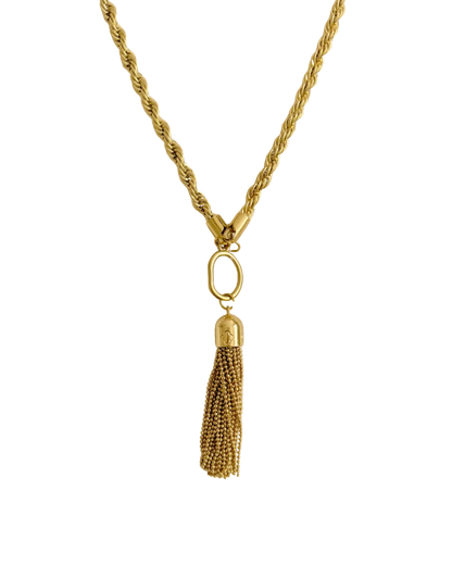 The Éternelle Tassel Reworked Necklace