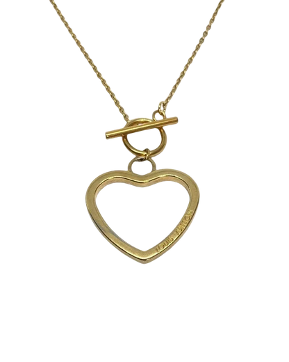 Authentic Louis Vuitton Big Coeur Charm- Reworked Necklace