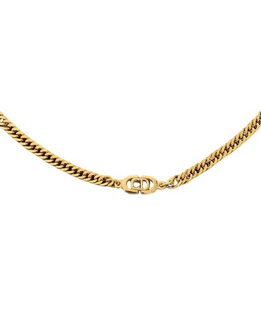 Authentic Dior CD Pendant- Reworked Choker