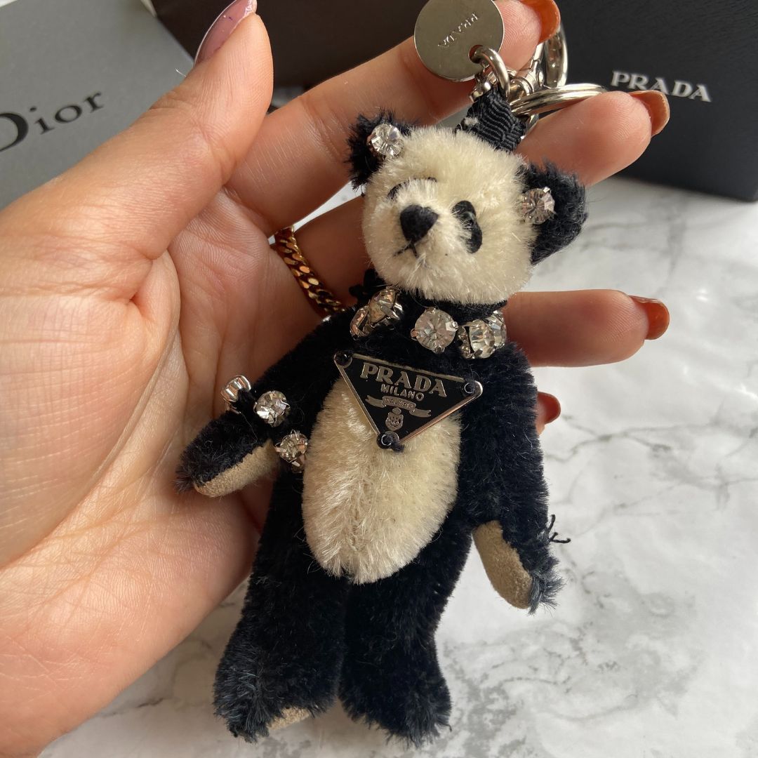 Authentic Prada tag - Repurposed Bracelet
