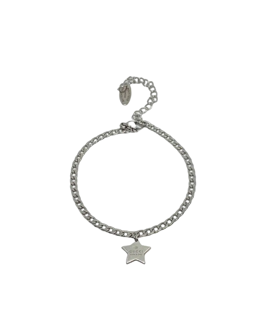 Authentic Gucci Pendant Start Repurposed Bracelet