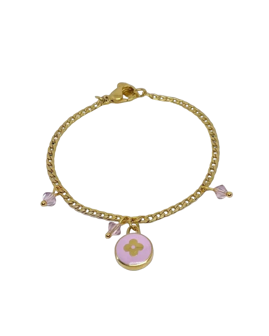 Authentic Louis Vuitton Pendant - Reworked Bracelet
