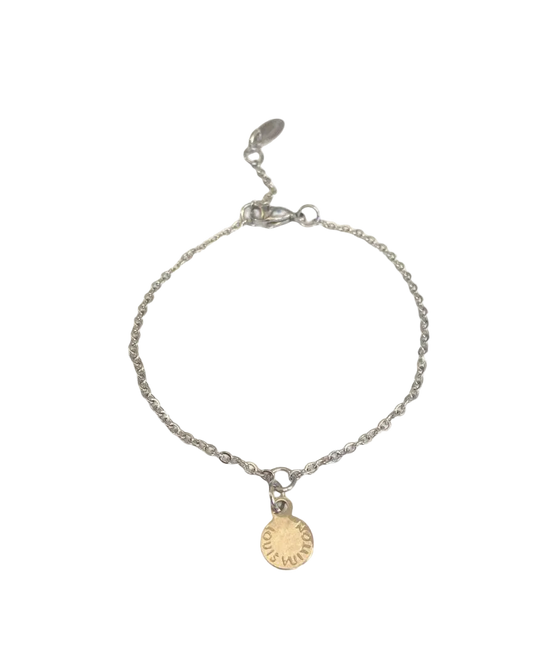 Authentic Louis Vuitton Mini Pendant- Repurposed Bracelet