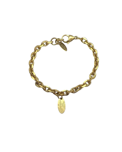 Authentic Louis Vuitton Mini Pendant - Repurposed Bracelet