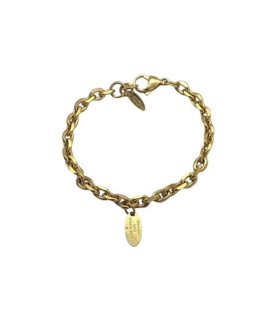 Authentic Louis Vuitton Mini Pendant - Repurposed Bracelet