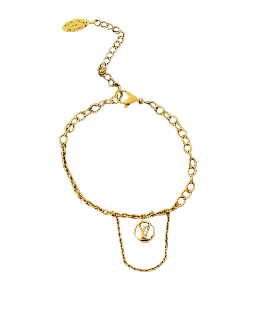 Authentic Louis Vuitton Blooming Pendant Reworked Bracelet