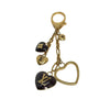 Authentic Louis Vuitton Heart Black Charm- Reworked Pearls Necklace