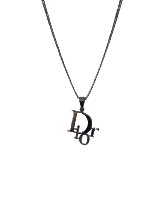 Authentic Dior Galliano Logo Pendant- Reworked Necklace