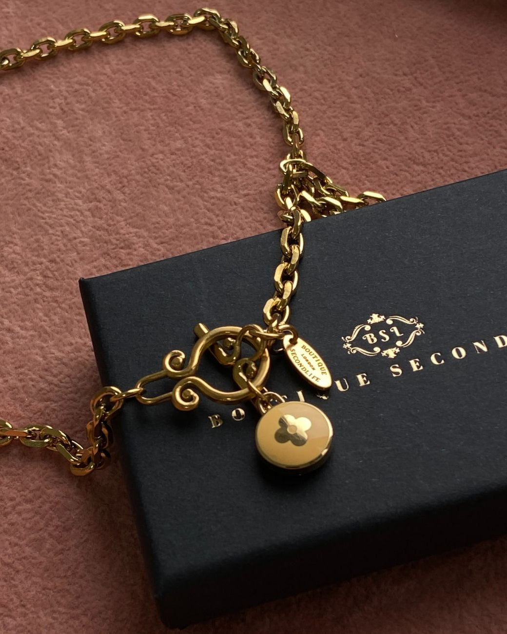 Authentic Louis Vuitton  Pendant- Necklace