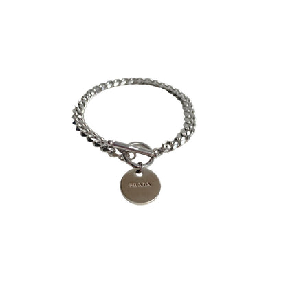 Authentic Prada tag - Repurposed Bracelet