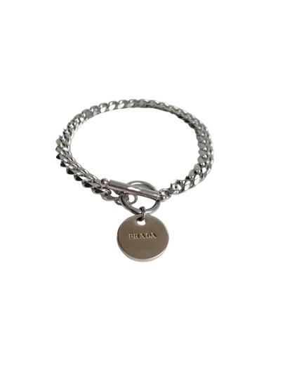 Authentic Prada tag - Repurposed Bracelet