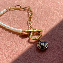 Load image into Gallery viewer, Authentic Louis Vuitton Pastilles Nude Pastel Pendant- Pearls Bracelet
