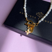 Load image into Gallery viewer, Authentic Louis Vuitton Floragram Pendant- Reworked Bracelet