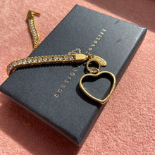 Load image into Gallery viewer, Authentic Louis Vuitton Pendant Coeur -Reworked Bracelet