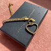 Authentic Louis Vuitton Pendant Coeur -Reworked Bracelet