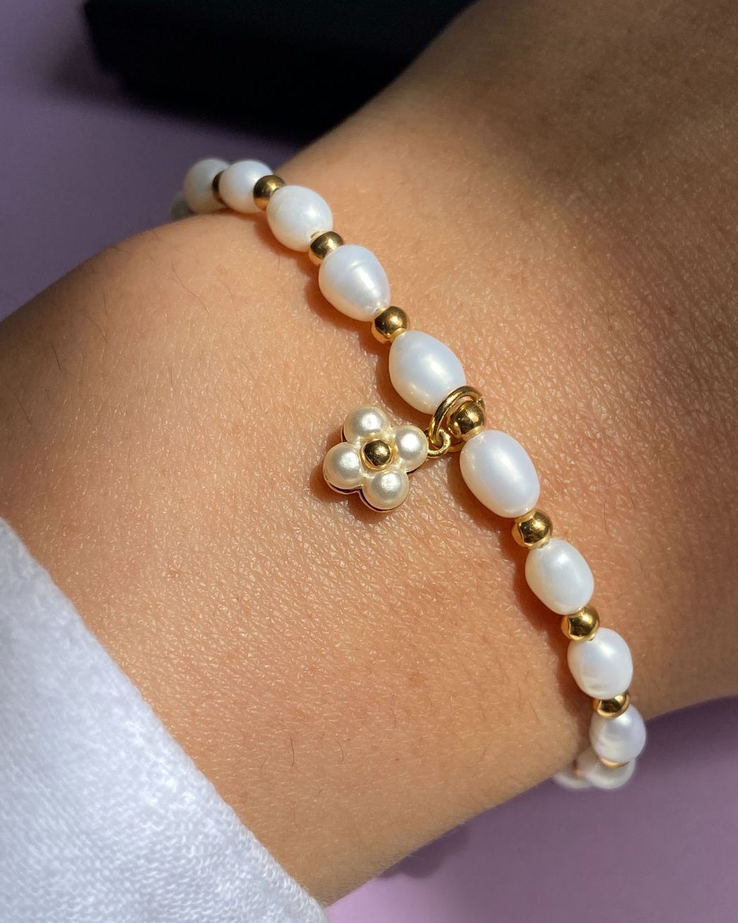 Authentic Louis Vuitton Floragram Pendant- Reworked Bracelet