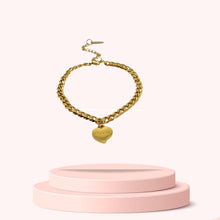Load image into Gallery viewer, Repurposed Authentic Prada Mini Heart - Bracelet