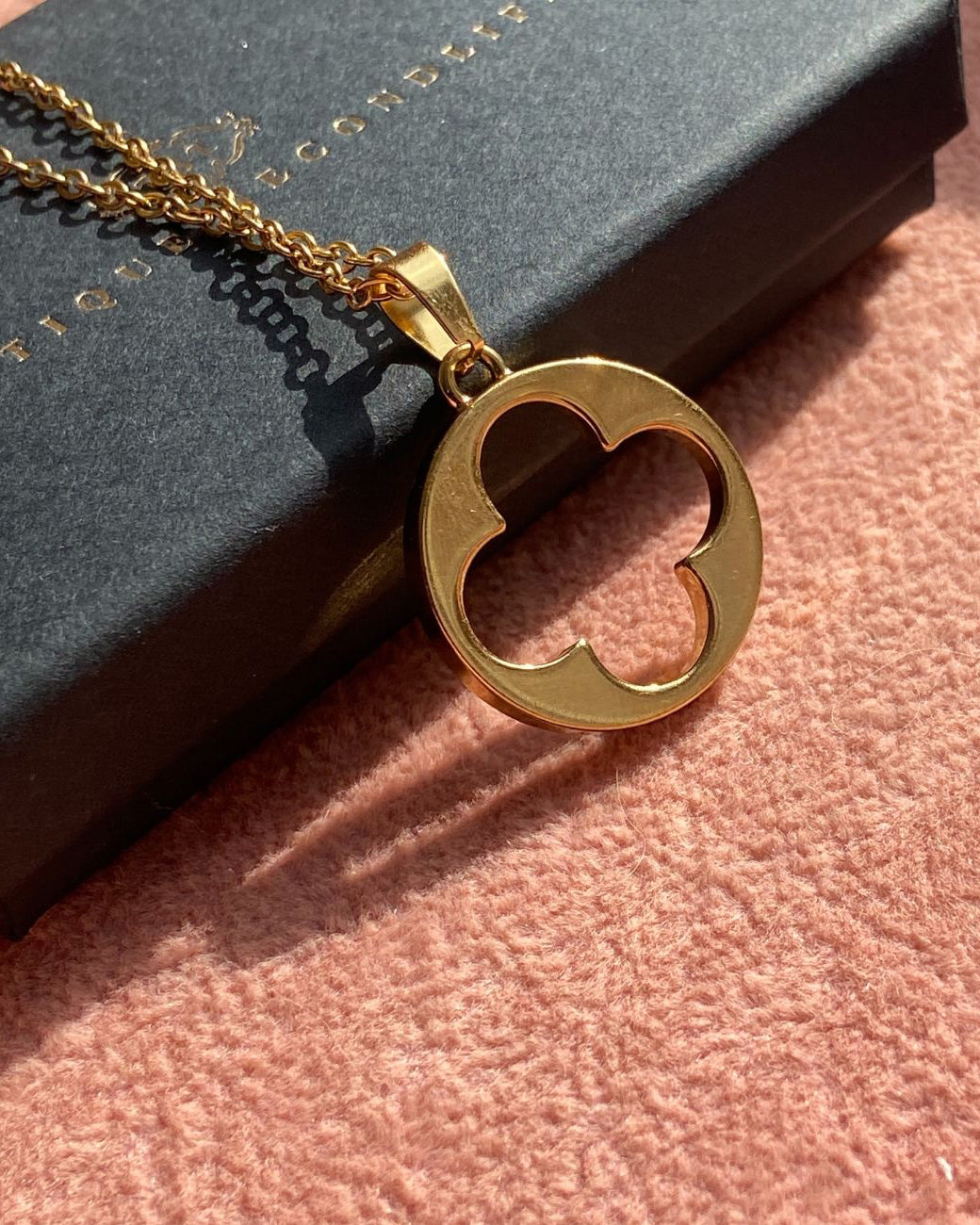 Authentic Louis Vuitton Fleur Charm- Reworked Necklace