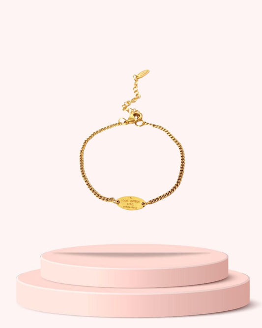 Authentic Louis Vuitton Pendant Reworked Bracelet