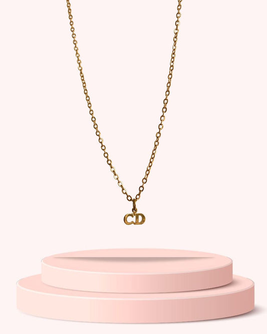 Authentic Mini Dior Vintage Pendant - Reworked Necklace