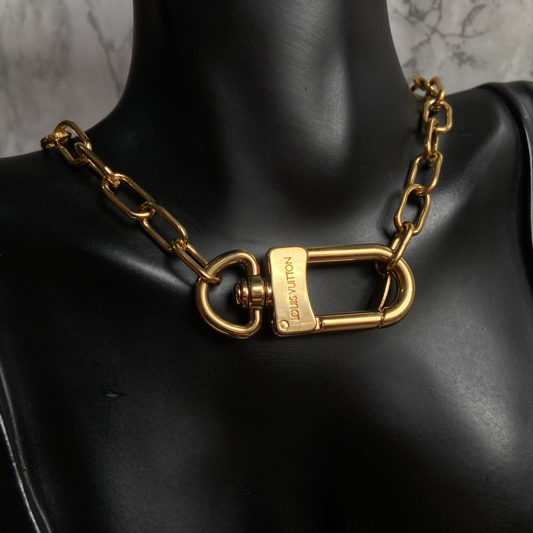 Authentic Louis Vuitton Charm Clasp - Reworked Necklace