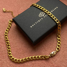 Load image into Gallery viewer, Authentic Mini Dior pendant -Repurposed Choker