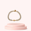 Authentic Dior CD Pendant- Reworked Bracelet
