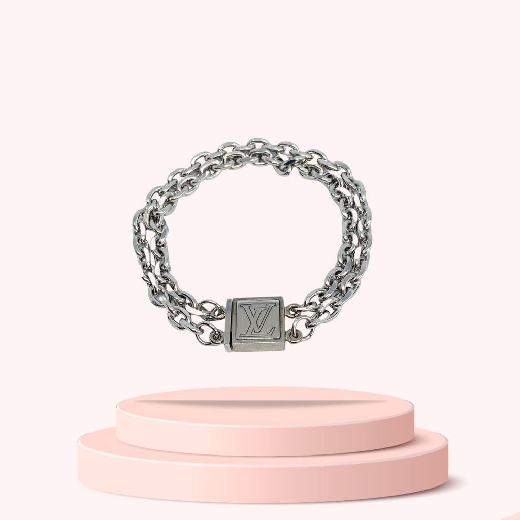 Authentic Louis Vuitton Pendant Clasp -Reworked Bracelet