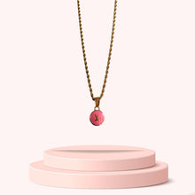 Load image into Gallery viewer, Authentic Louis Vuitton Rose Logo Pendant- Necklace