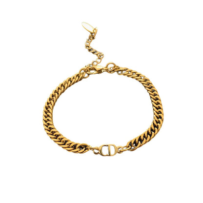 Authentic CD Mini Dior pendant- Reworked Bracelet
