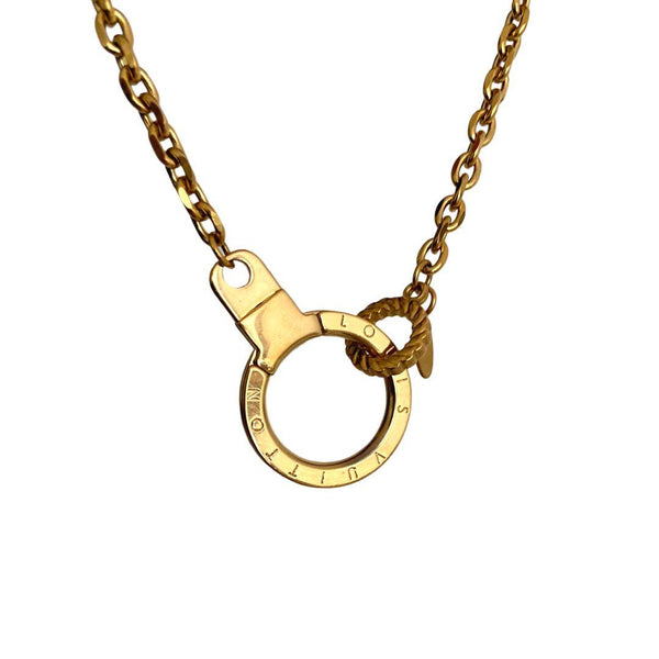 Louis Vuitton necklace Reworked Logo – Luxreloved